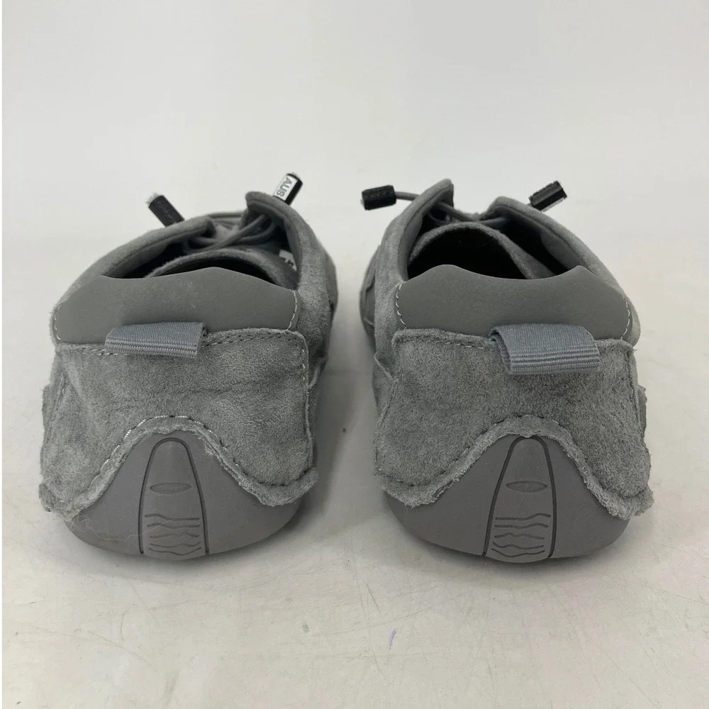 DBECK Casual Sneakers Mens EU 42 Grey Excellent Suede Bungee Lace Low Top